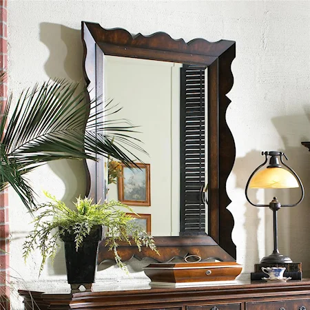 Raleigh Beveled Shadowbox Mirror